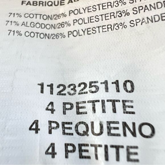 Lee Wrinkle Free Classic Fit Tan Straight Leg Chino Career Casual Pants Size 4P - Picture 8 of 11